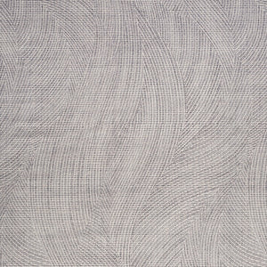 Homeroots 5' X 7' Gray And Ivory Abstract Power Loom Washable Non Skid Area Rug  Cotton Blend 533165