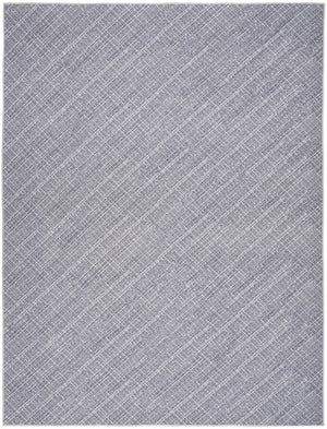 Homeroots 5' X 7' Gray And Ivory Abstract Power Loom Washable Non Skid Area Rug  Cotton Blend 533167