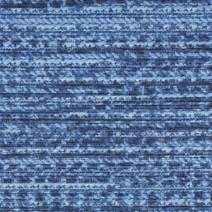 HomeRoots 6' Modern Blue Abstract Area Rug - Power Loomed, Washable, Non-Skid Design for Any Space 6' X 9' 533169