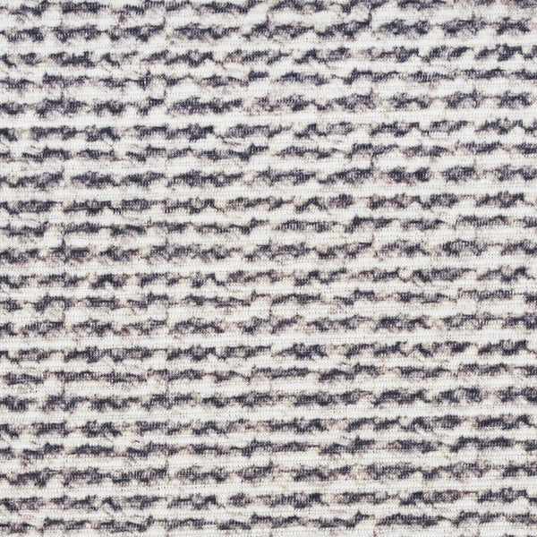 HomeRoots 6' Gray and Ivory Abstract Area Rug - Power Loomed, Non-Skid, Machine Washable for Easy Care 6' X 9' 533170