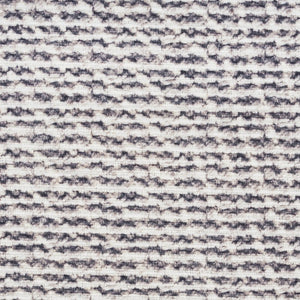HomeRoots 6' Gray and Ivory Abstract Area Rug - Power Loomed, Non-Skid, Machine Washable for Easy Care 6' X 9' 533170