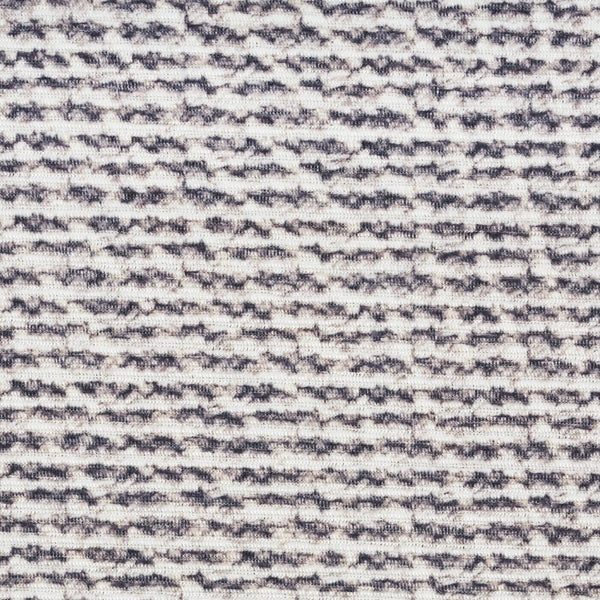 HomeRoots 6' Gray and Ivory Abstract Area Rug - Power Loomed, Non-Skid, Machine Washable for Easy Care 6' X 9' 533170