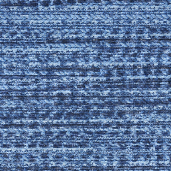 HomeRoots 8' Blue and Gray Abstract Area Rug - Modern Power Loomed Design with Non-Skid Backing, Washable Care 8' X 10' 533179