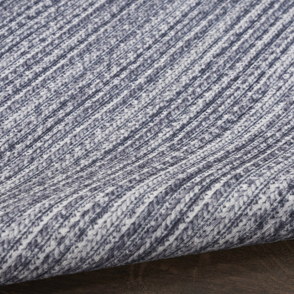 HomeRoots 6' Gray and Ivory Abstract Area Rug – Modern Power Loom Design, Washable, Non-Skid, Easy Care Floor Decor 8' X 10' 533181