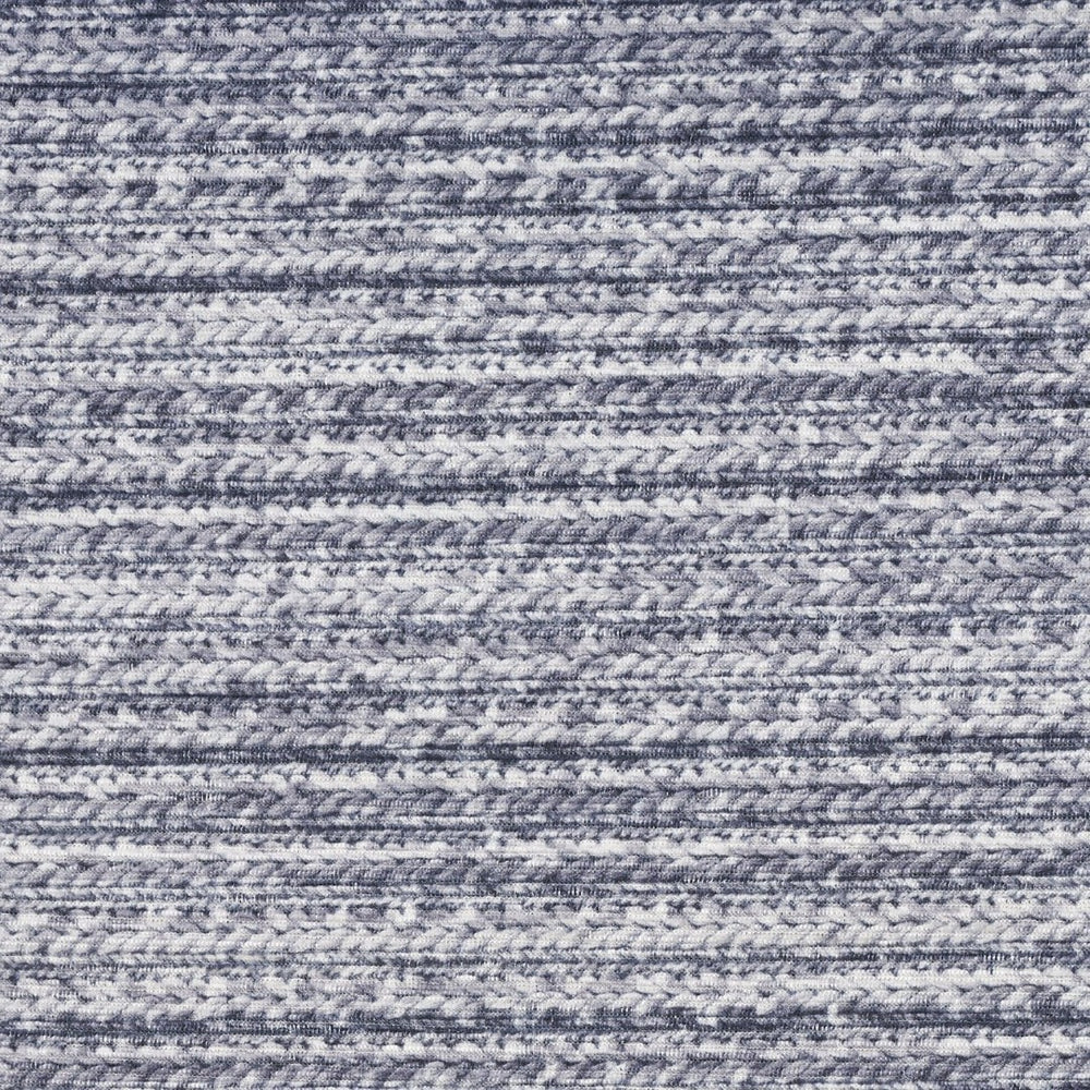HomeRoots 9' Gray Distressed Washable Area Rug - Modern Low-Pile Design for Effortless Style in Any Space 533186