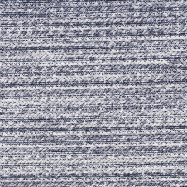 HomeRoots 9' Gray Distressed Washable Area Rug - Modern Low-Pile Design for Effortless Style in Any Space 533186