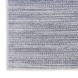 HomeRoots 9' Gray Distressed Washable Area Rug - Modern Low-Pile Design for Effortless Style in Any Space 533186