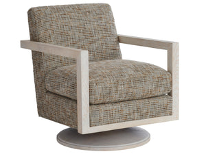 Lexington Barclay Butera Willa Swivel Chair - Elegant Upholstered Design With Ultra Down Cushion And Artisan Craftsmanship   5331-11sw-42