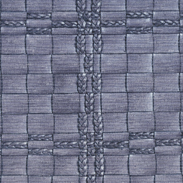 Homeroots 5' X 7' Blue And Gray Geometric Power Loom Washable Non Skid Area Rug  Cotton Blend 533247