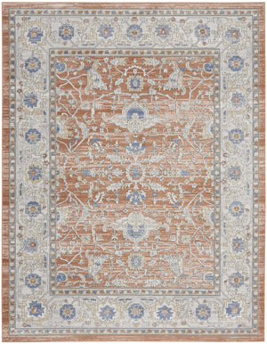 Homeroots 9' X 12' Gray And Red Oriental Power Loom Area Rug  Polypropylene,Polyester 533275