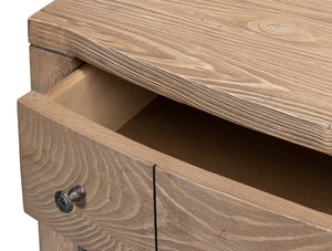 Sarreid Vineyards Door Chest - Elegant Pinewood Design With Flaky Finish & Durable Cast Iron Hardware Brown  53331