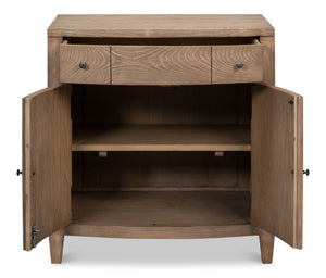 Sarreid Vineyards Door Chest - Elegant Pinewood Design With Flaky Finish & Durable Cast Iron Hardware Brown  53331