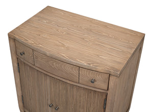 Sarreid Vineyards Door Chest - Elegant Pinewood Design With Flaky Finish & Durable Cast Iron Hardware Brown  53331