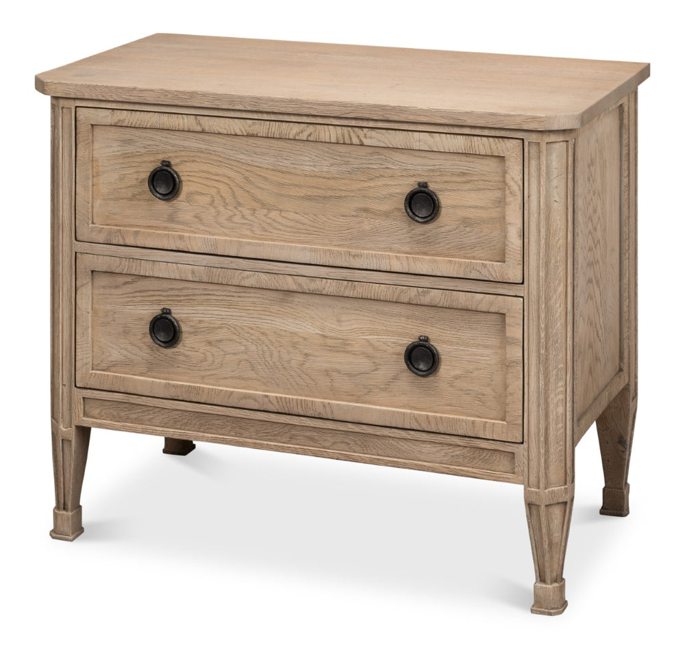 Sarreid Gordon Flaky Pine Finish Chest - Elegant Oak Storage Solution For Stylish Home Organization Tan  53332