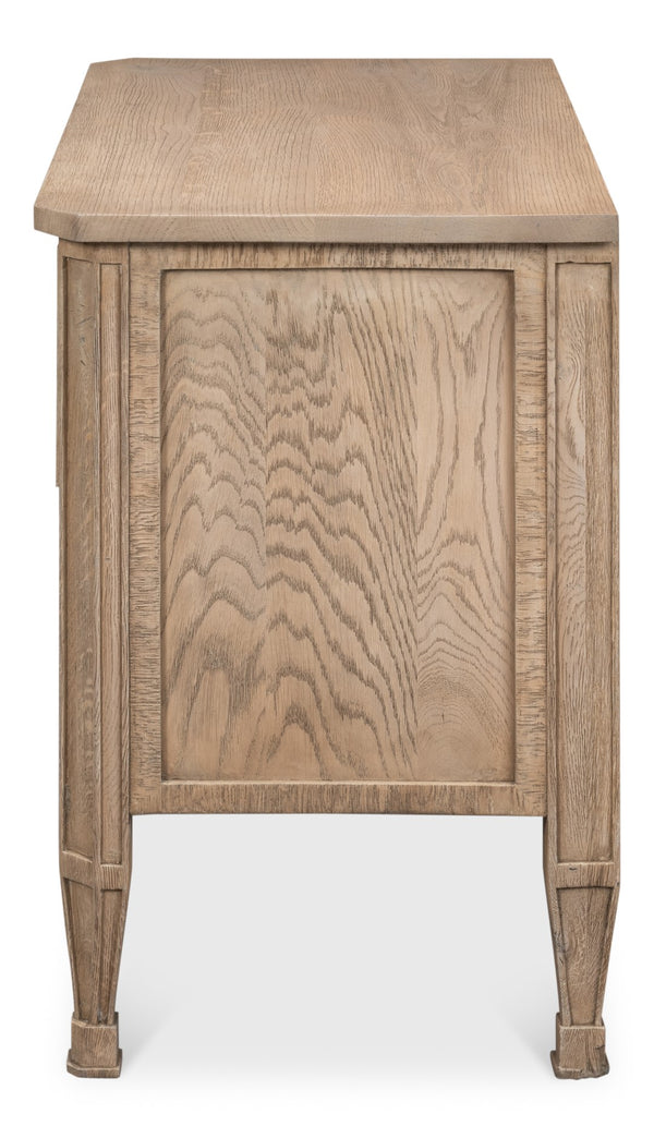 Sarreid Gordon Flaky Pine Finish Chest - Elegant Oak Storage Solution For Stylish Home Organization Tan  53332