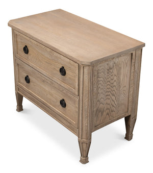 Sarreid Gordon Flaky Pine Finish Chest - Elegant Oak Storage Solution For Stylish Home Organization Tan  53332