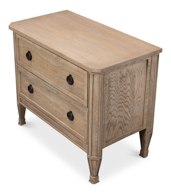 Sarreid Gordon Flaky Pine Finish Chest - Elegant Oak Storage Solution For Stylish Home Organization Tan  53332