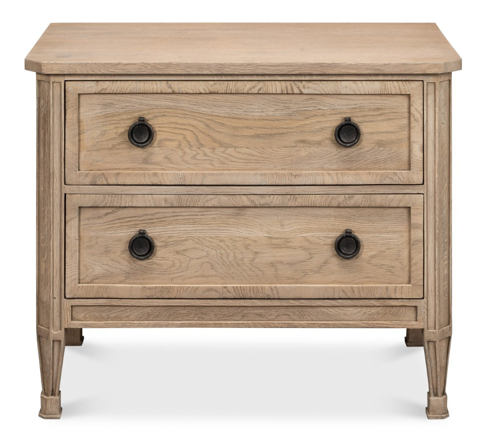 Sarreid Gordon Flaky Pine Finish Chest - Elegant Oak Storage Solution For Stylish Home Organization Tan  53332