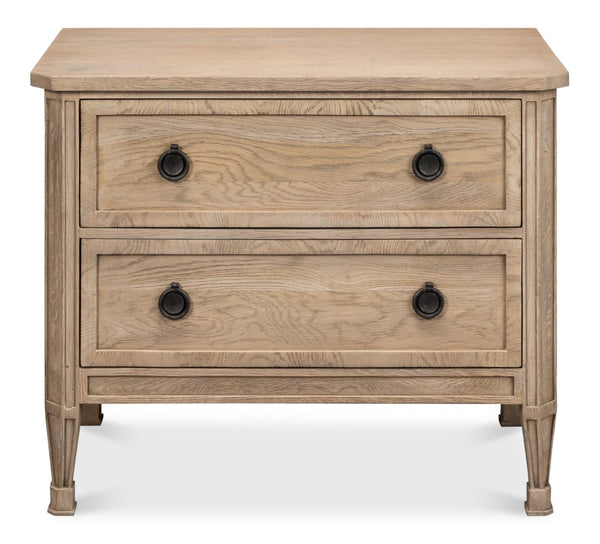 Sarreid Gordon Flaky Pine Finish Chest - Elegant Oak Storage Solution For Stylish Home Organization Tan  53332