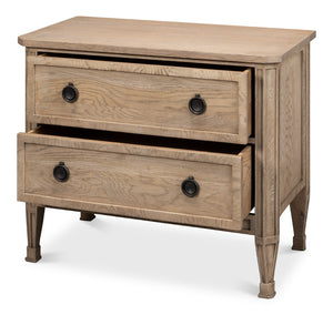 Sarreid Gordon Flaky Pine Finish Chest - Elegant Oak Storage Solution For Stylish Home Organization Tan  53332