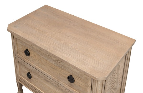 Sarreid Gordon Flaky Pine Finish Chest - Elegant Oak Storage Solution For Stylish Home Organization Tan  53332