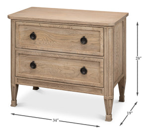 Sarreid Gordon Flaky Pine Finish Chest - Elegant Oak Storage Solution For Stylish Home Organization Tan  53332