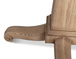 Sarreid Perry Flaky Pine Finish Bistro Table - Elegant Rustic Charm For Your Dining Space And Gatherings Brown  53334