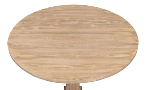 Sarreid Perry Flaky Pine Finish Bistro Table - Elegant Rustic Charm For Your Dining Space And Gatherings Brown  53334
