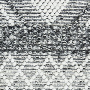 HomeRoots 5' Teal Ivory and Gray Floral Medallion Handmade Area Rug with Fringe - Elevate Your Space Elegantly 5' X 8' 533372