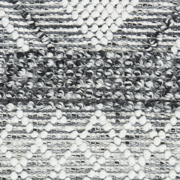 Homeroots 8' X 11' Gray And Ivory Geometric Hand Woven Area Rug With Fringe  Polyester 533375