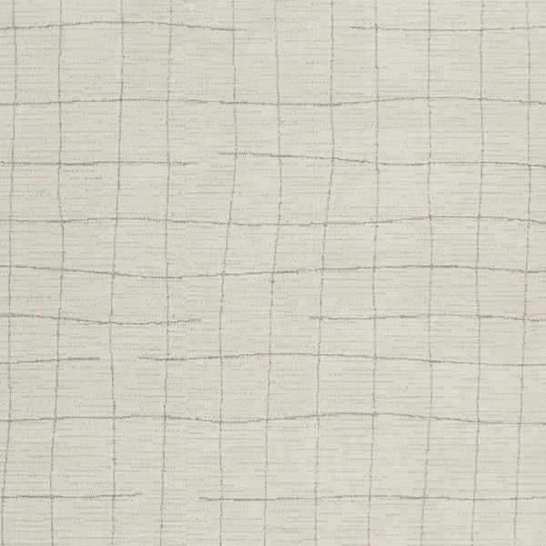 HomeRoots 4' Gray and Ivory Abstract Area Rug - Modern Scandinavian Design for Stylish Comfort and Durability 4' X 6' 533391