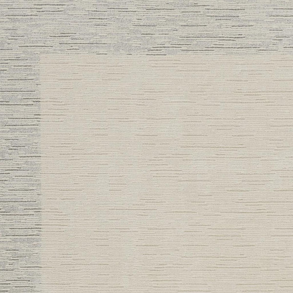 HomeRoots 4' Gray and Ivory Striped Area Rug - Modern Scandinavian Design for Entryways, Bedrooms, and More 4' X 6' 533392