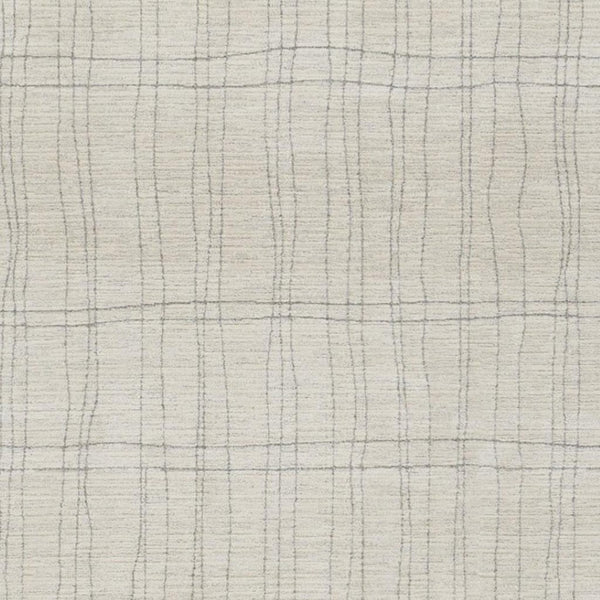 HomeRoots 4' Gray and Ivory Abstract Area Rug - Modern Scandinavian Design for Minimalist Home Decor Charm 4' X 6' 533394