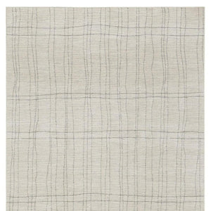 HomeRoots 4' Gray and Ivory Abstract Area Rug - Modern Scandinavian Design for Minimalist Home Decor Charm 4' X 6' 533394
