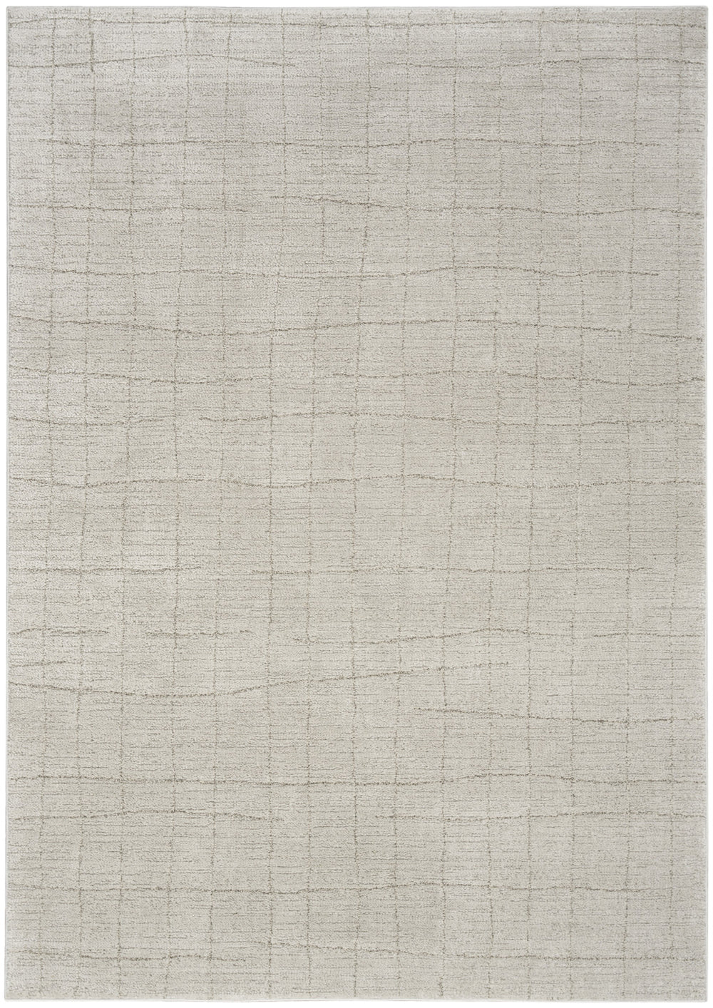 Homeroots 4' X 6' Beige And Gray Abstract Power Loom Area Rug  Polypropylene,Polyester 533395