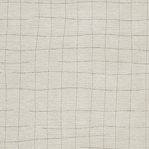 HomeRoots 4' Gray and Ivory Abstract Area Rug - Modern Scandinavian Design for Stylish Comfort and Durability 5' X 7' 533398