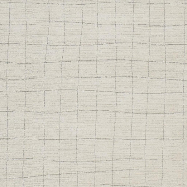 HomeRoots 4' Gray and Ivory Abstract Area Rug - Modern Scandinavian Design for Stylish Comfort and Durability 5' X 7' 533398