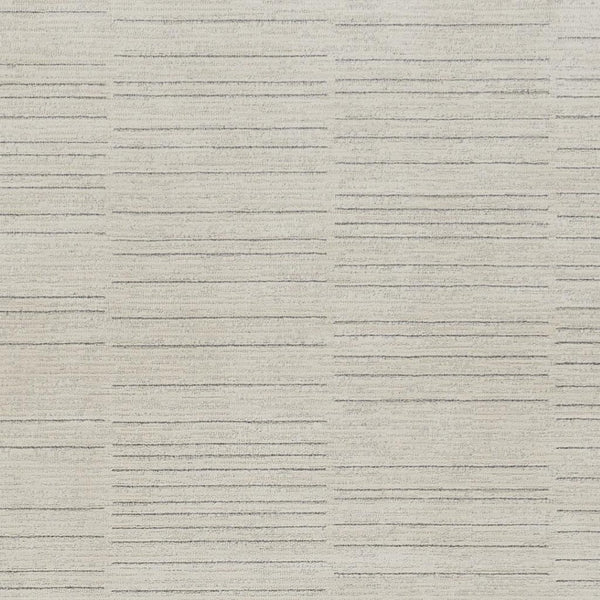 HomeRoots 4' Gray and Ivory Abstract Area Rug - Modern Scandinavian Design for Effortless Elegance and Comfort 5' X 7' 533400