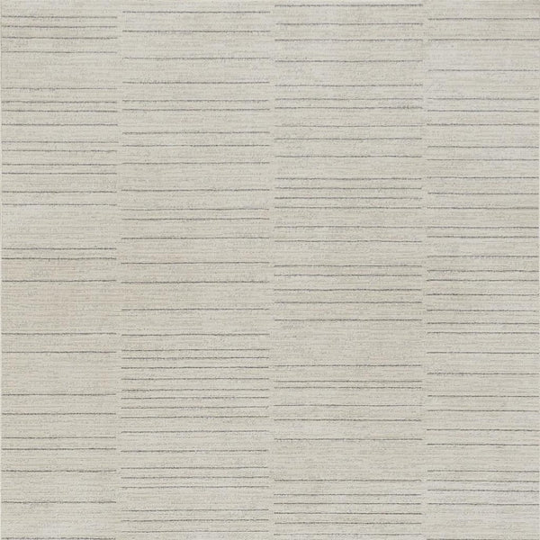 HomeRoots 4' Gray and Ivory Abstract Area Rug - Modern Scandinavian Design for Effortless Elegance and Comfort 5' X 7' 533400