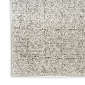 HomeRoots 5' Gray Abstract Area Rug - Scandinavian-Inspired, Durable, Modern Design Perfect for Any Room 5' X 7' 533402
