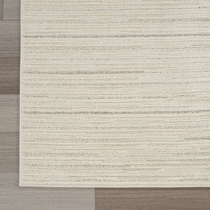 HomeRoots 4' Contemporary Gray and Ivory Abstract Area Rug - Stylish Scandinavian Design for Any Space 5' X 7' 533404
