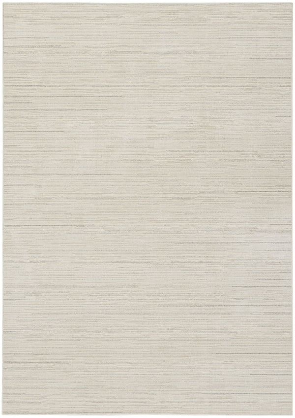 HomeRoots 4' Contemporary Gray and Ivory Abstract Area Rug - Stylish Scandinavian Design for Any Space 5' X 7' 533404