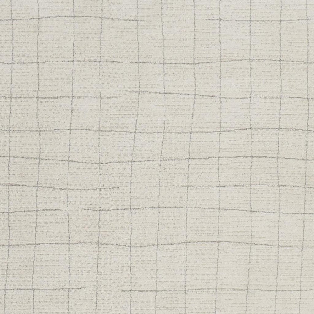 HomeRoots 4' Gray and Ivory Abstract Area Rug - Modern Scandinavian Design for Stylish Comfort and Durability 6' X 9' 533405