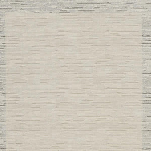 HomeRoots 4' Gray and Ivory Striped Area Rug - Modern Scandinavian Design for Entryways, Bedrooms, and More 6' X 9' 533406