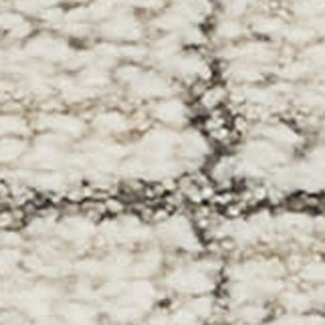 HomeRoots 4' Gray and Ivory Abstract Area Rug - Modern Scandinavian Design for Minimalist Home Decor Charm 6' X 9' 533408