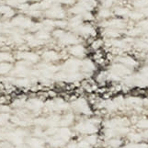 HomeRoots 4' Gray and Ivory Abstract Area Rug - Modern Scandinavian Design for Minimalist Home Decor Charm 6' X 9' 533408