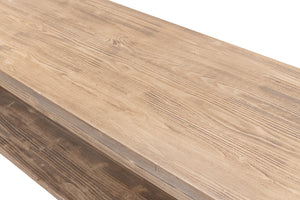 Sarreid Bodega Flaky Pine Finish Console Table - Rustic Charm For Your Home With Timeless Elegance Tan  53340