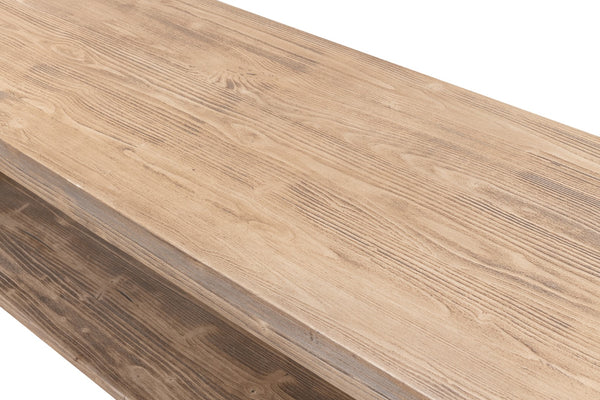 Sarreid Bodega Flaky Pine Finish Console Table - Rustic Charm For Your Home With Timeless Elegance Tan  53340