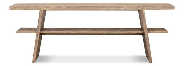 Sarreid Bodega Flaky Pine Finish Console Table - Rustic Charm For Your Home With Timeless Elegance Tan  53340