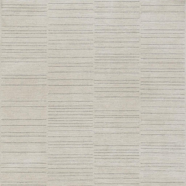 HomeRoots 4' Gray and Ivory Abstract Area Rug - Modern Scandinavian Design for Effortless Elegance and Comfort 8' X 10' 533414